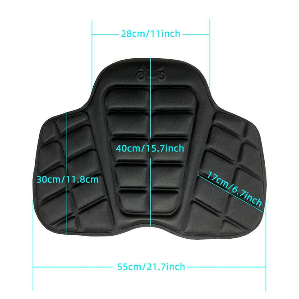 Motorcycle 3D Comfort Gel Seat Cushion Universal Air Motorbike Cover Sunscreen Shock Absorption Motorbike Seat Pad
