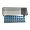8/12/30 Holes Dental Bur Autoclavable Case Organizer with Cover Bur Holder Tips Sterilization Box Block Case Instrument Storage Stand Disinfection