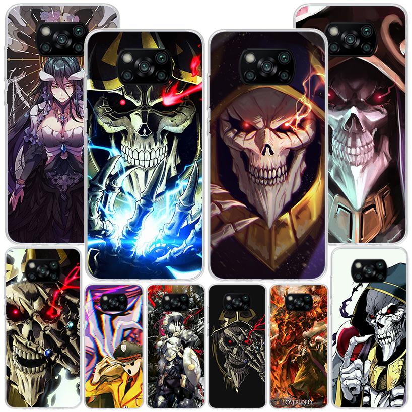 Overlord Anime Phone Case For Xiaomi Poco X7 X6 X5 Pro F7 Ultra Redmi 15C 15 13C 13 12C 12 10 10A 10C 9 9A 9C 9T Cover Poco X7 X