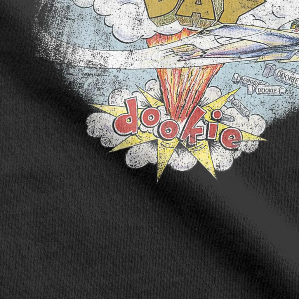 Мужские футболки Green Days Fresh Dookie Saviors Hip Hop Fans Gift 100% Cotton Tops Short Sleeve Round Gate Tee Plus Size T-Shirt