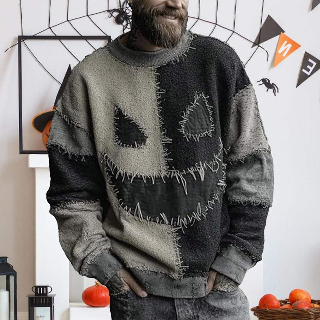 Sweatshirts For Men Knit Sweater Cute Shirt Fall Pullover Sweatshirt