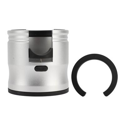 Круглый держатель для темперирования кофе, предотвращает скольжение, регулируемый универсальный алюминиевый сплав, ручка для кофейного фильтра