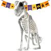 Halloween Dog Skeleton Decoration Spooky Skeleton Animal Puppy Bones Skeleton Decoration for Halloween Indoor Outdoor