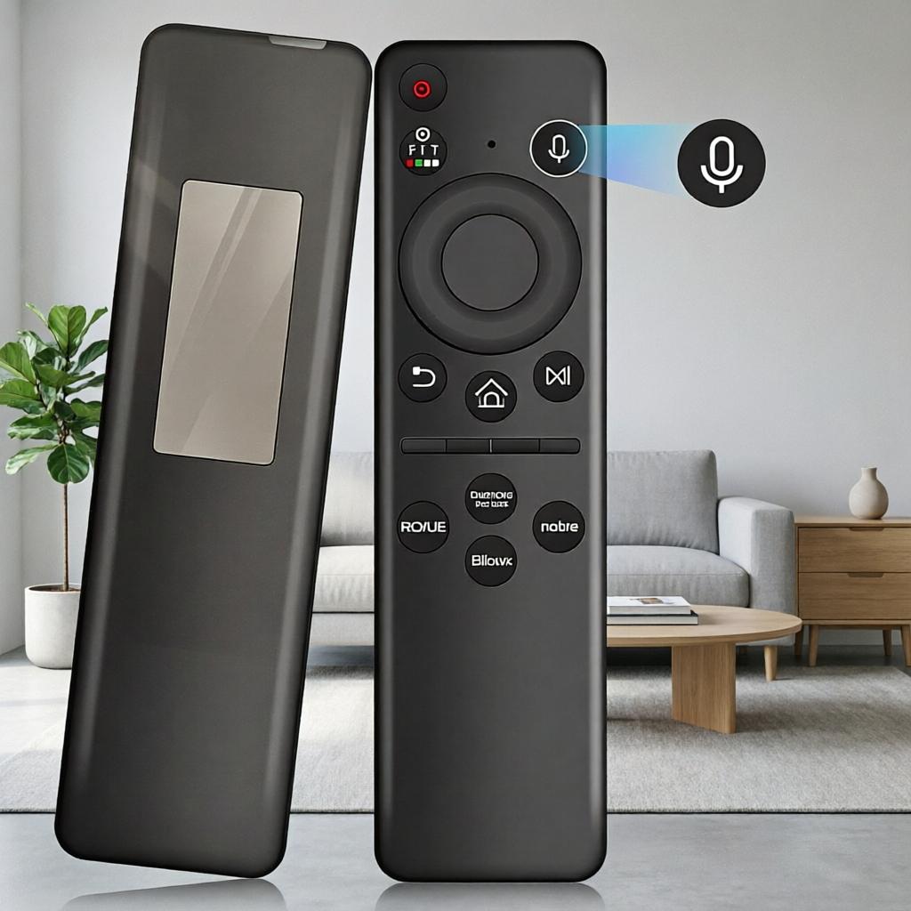 Voice Remote Control for Samsung Smart TV NEO QLED Replacement Solar Remote Control for Samsung TV Rechargable Remote Control