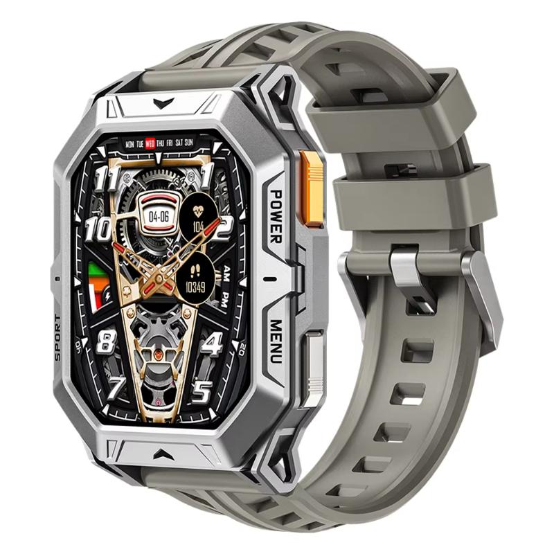 Новые умные часы 2025 года с аккумулятором 1000 мАч, 2,13-дюймовым AMOLED-экраном, мужские часы с компасом, водонепроницаемостью 1 АТМ, Bluetooth-звонками, спортивные умные часы