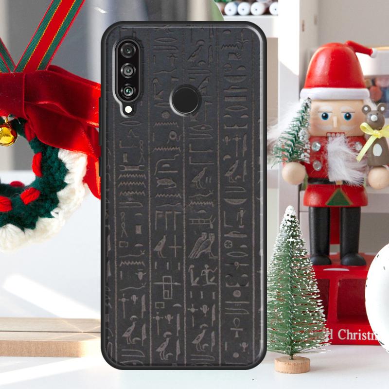 Египетские Иероглифы Символы Для Чехла Huawei Nova 5T 9 10 SE 7i 8i 11i 12i Y73 Y72 Y61 Y91 Y60 Y70 Y90 P20 P40 P30 Lite