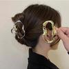 Новые Женские Элегантные Полые Геометрические Металлические Заколки для Волос Винтажные Зажимы для Волос Ободок Заколка Краб для Волос Аксессуары для Волос
