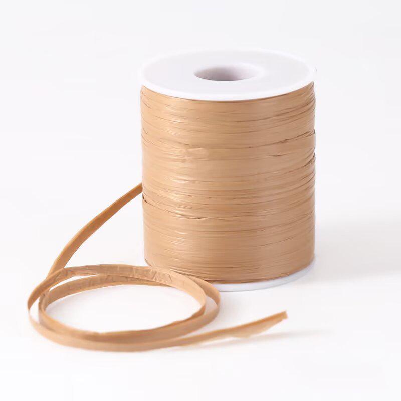 120 м/рулон бумажные нитки ручной работы Лафит хлопок трава нить летняя рафия соломенная пряжа для вязания крючком 50 г