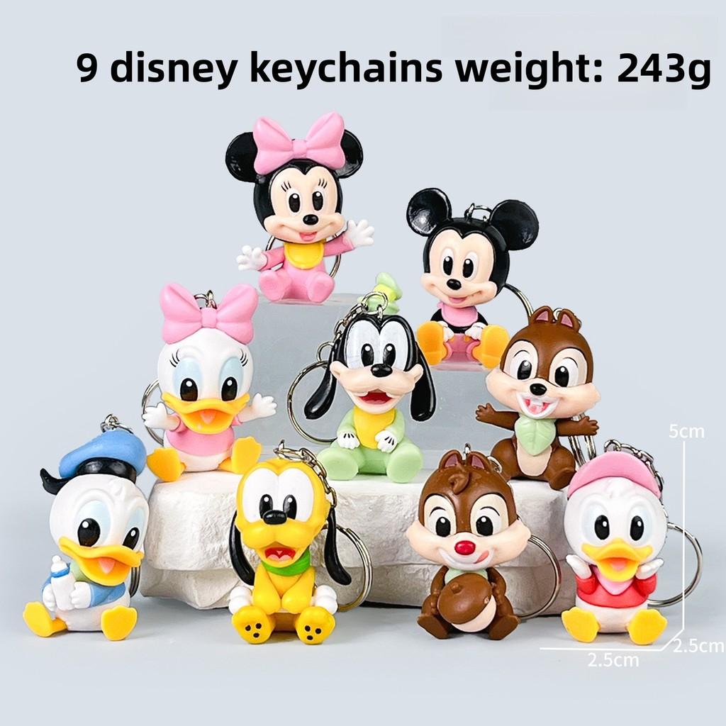 Mickey Mouse Pvc Keychain Collectible With Cartoon Characters For Fans And Kids
