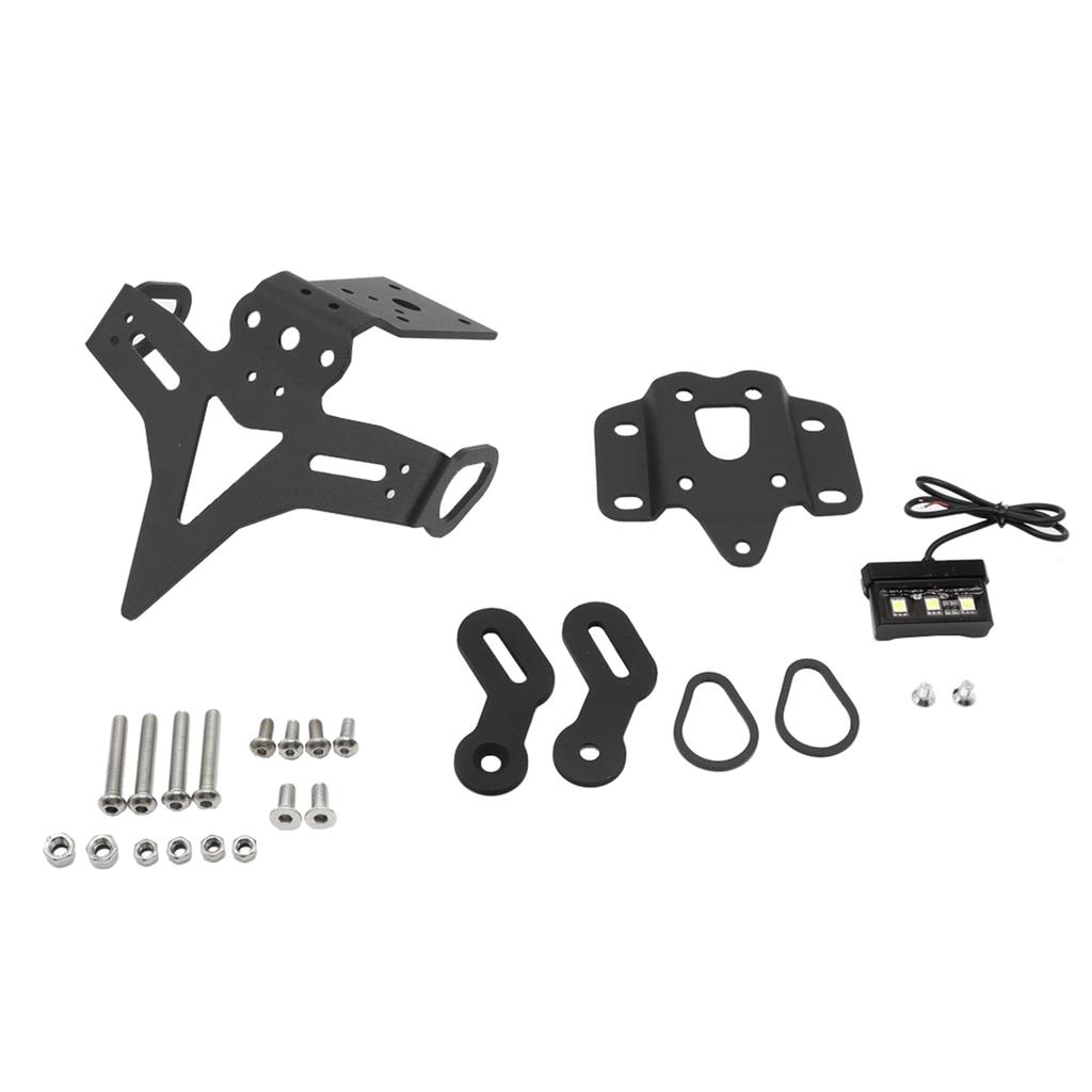 Компактный кронштейн для номерного знака мотоцикла со светодиодной подсветкой, водонепроницаемый, подходит для MT07