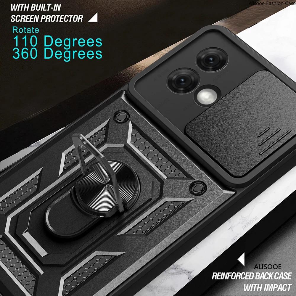 Funda For Motorola Edge 50 Pro G84 G54 G34 G24 G42 Case Slide Camera Stand Cover for Moto Edge 40 Neo 30 Ultra 20 Llite Case