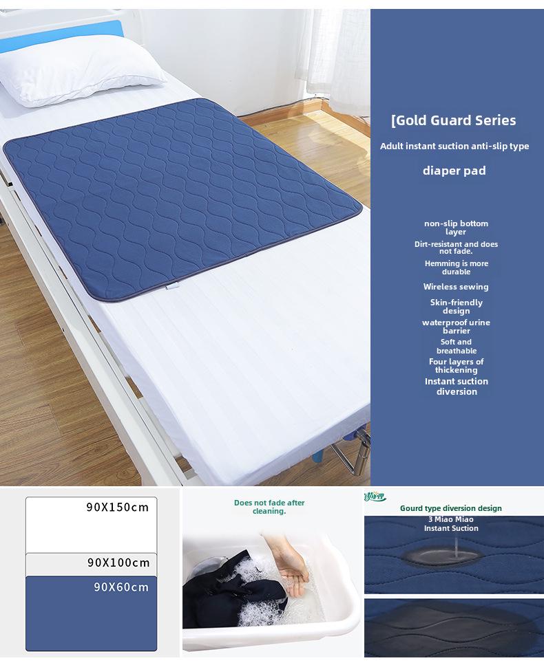 Washable Urine Pad for Bedridden Patients: Thickened, Reusable, Adult Nursing Pad