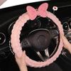 Плюшевая Накидка на Руль Автомобиля Внутреннее Кольцо Рулевого Колеса Чехол Защитный Чехол на Руль Женский
