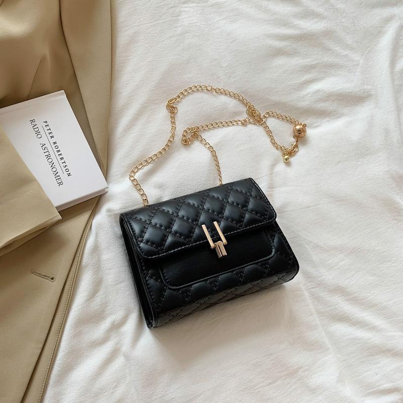 Винтажная сумка-цепочка 2023, модная сумка-мессенджер на одно плечо, простая маленькая квадратная сумка, тренд