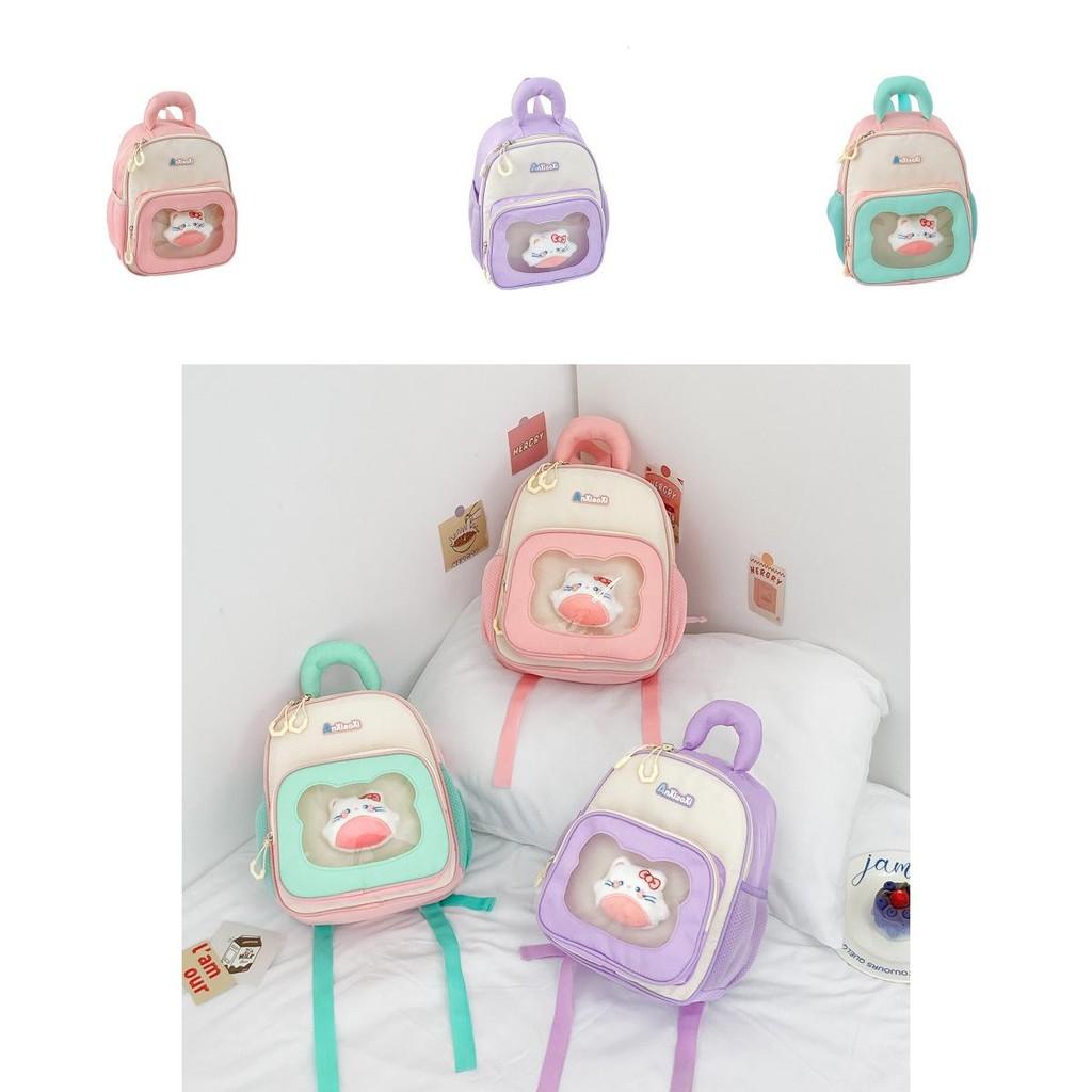 Backpack Frozen Kids With Nylon Material And Ergonomic Straps For School Use