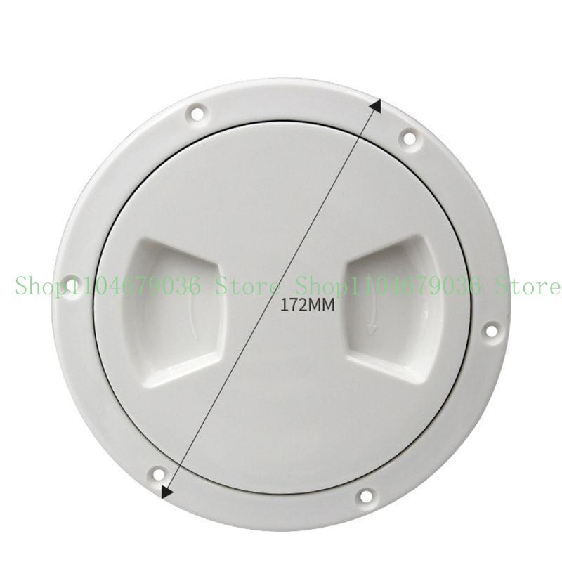 5 inch Non-Slip Deck Plate Corrosion Resistant Marine Access Boat Inspection for Hatch Cover Plate for Marine Boating Wa
