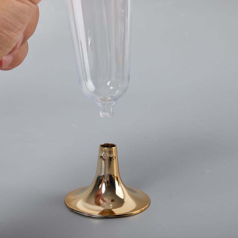 10 шт. Пластиковые фужеры для шампанского, одноразовые прозрачные пластиковые бокалы для шампанского для вечеринок, блестящие прозрачные пластиковые стаканчики для красного вина