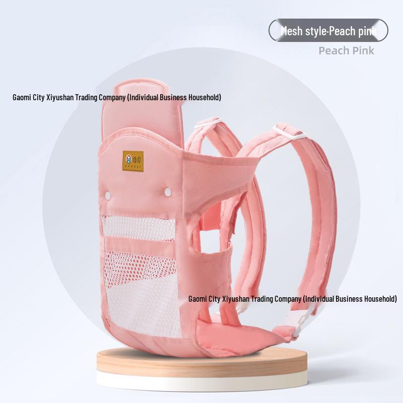 Всесезонный рюкзак-кенгуру для велопрогулок: Двойное горизонтальное и фронтальное/заднее использование, успокаивает ребенка для сна без помощи рук.