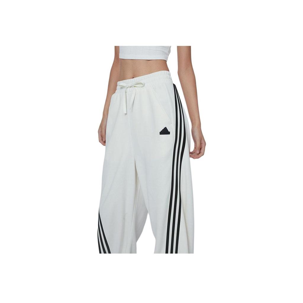 adidas Танцевальные интерлок-джоггеры, быстросохнущие свободные спортивные повседневные брюки, женские джоггеры Han-Jade-White JV9899
