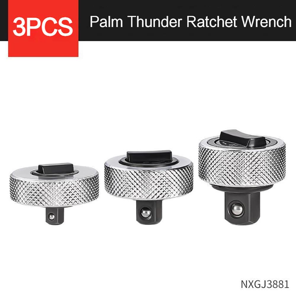 Набор мини-трещоточных торцевых ключей 1/2 3/8 1/4 дюйма из углеродистой стали, трещоточный торцевой ключ, реверсивный ключ с колесиком для большого пальца, инструменты