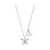 Vivienne Westwood Кулон Elianne Платиновый Белый Цирконий