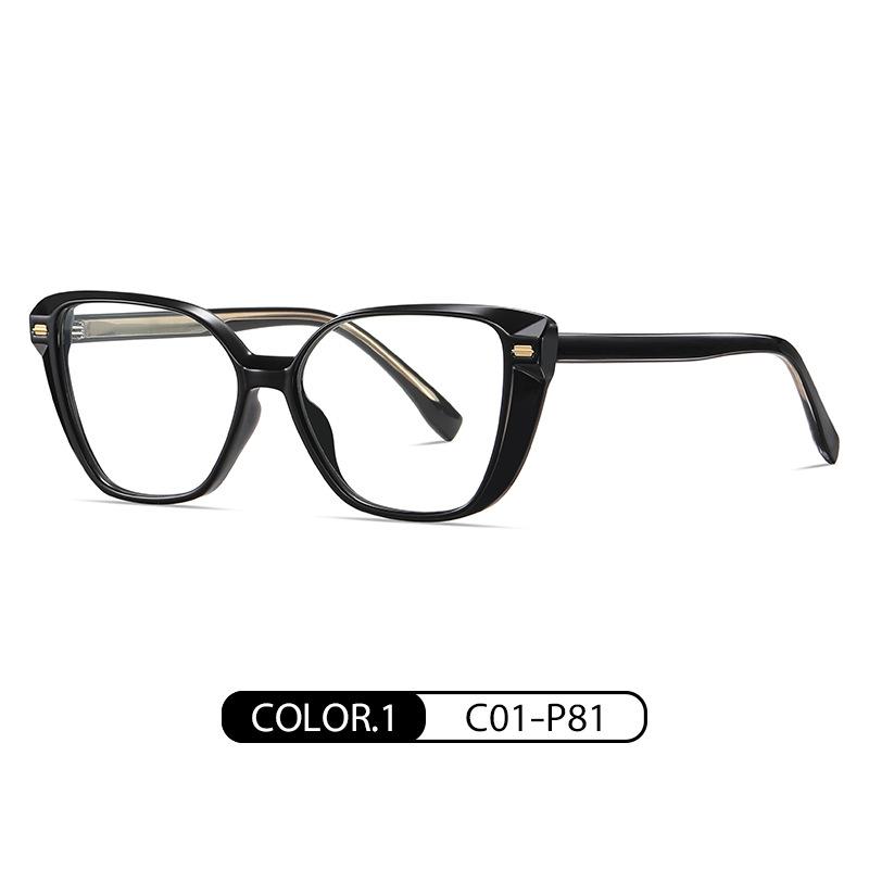 New cat-eye frame, fashionable and ultra-lightweight, for women TRBC908Trendy acetate frame blue light blocking glasses
