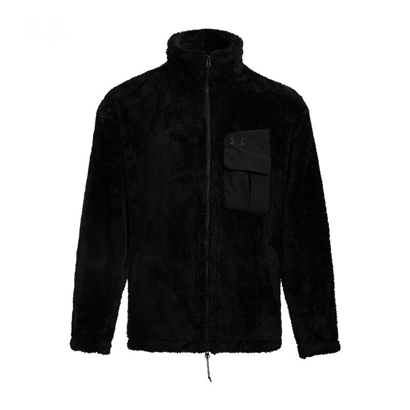 Under Armour Куртка мужская спортивная повседневная теплая Sherpa, черная 1389366-001