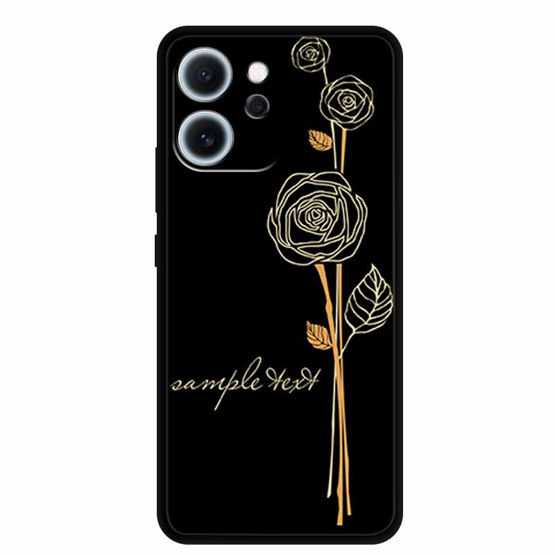 Cartoon Phone Case For Oppo Reno15 F Soft TPU Silicone Protector Relief Flower Emboss 3D Cover Funda Reno15F 15F Bumper Shield