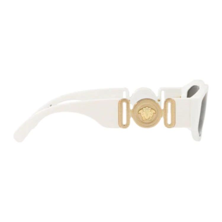 Versace Fashionable Elegant Gray Lens Rectangular Sunglasses Unisex sunglasses 0VE436140187