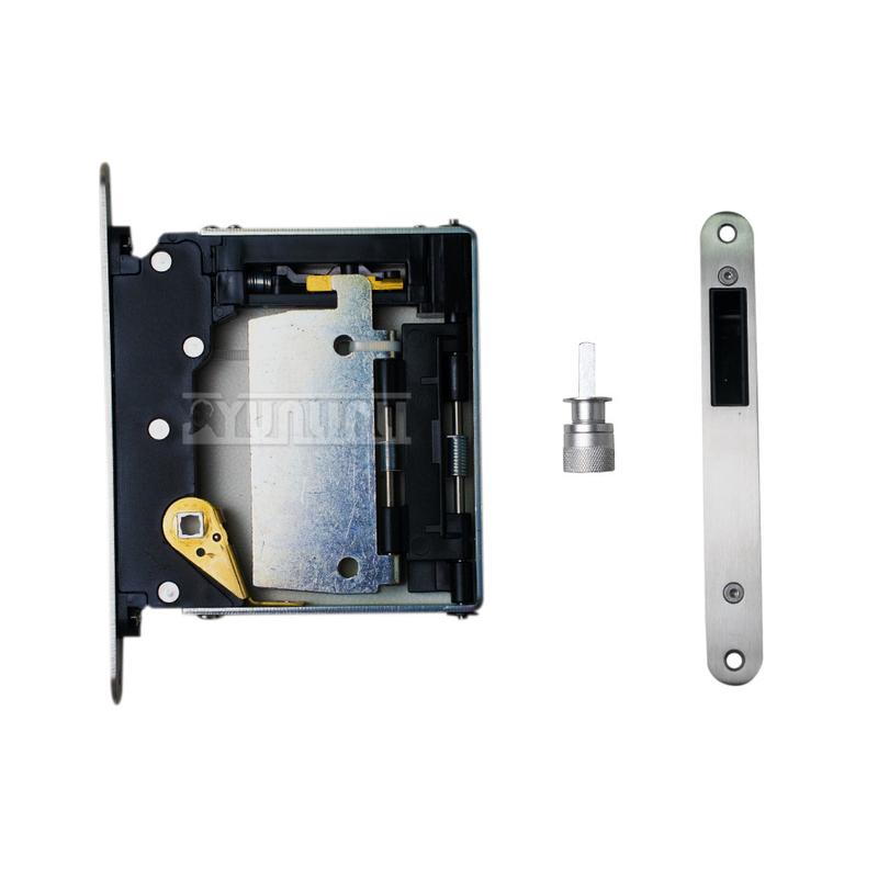 Invisible Room Door Lock Press Type Concealed Handle Hidden Outward-Opening Wooden Magnetic Door Handle Door Lock 2025 NEW