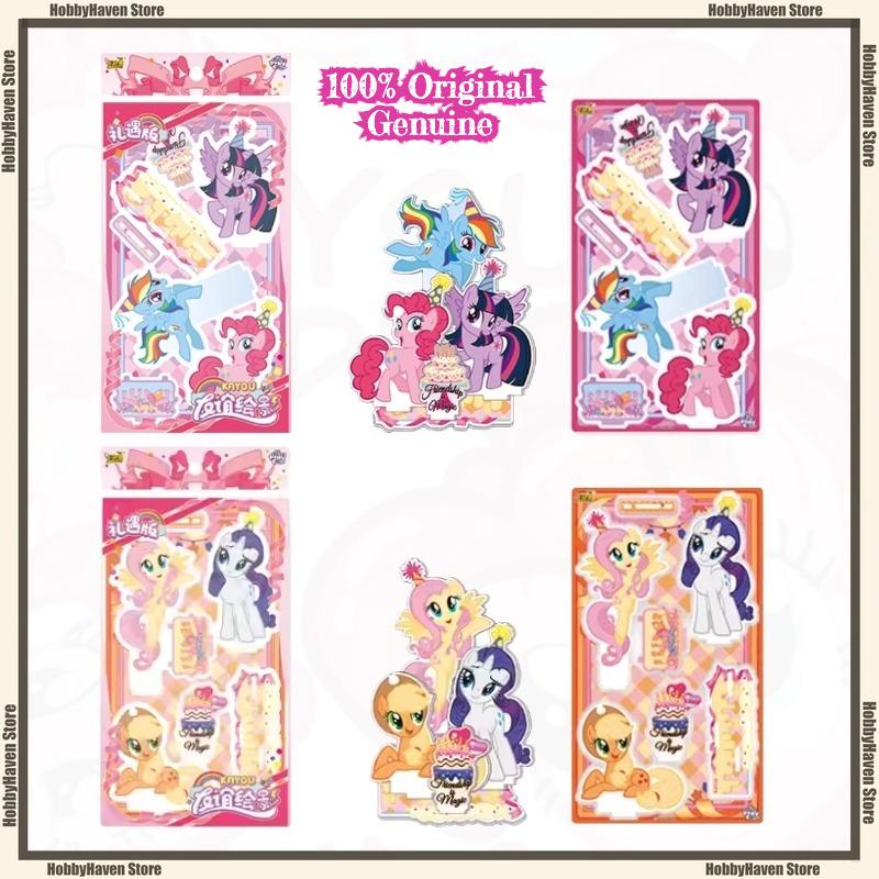 In Stock Card Game My Little Pony Official Standing Card Friendship Painting Gift Edition Acrylic Ornament Collection Gift