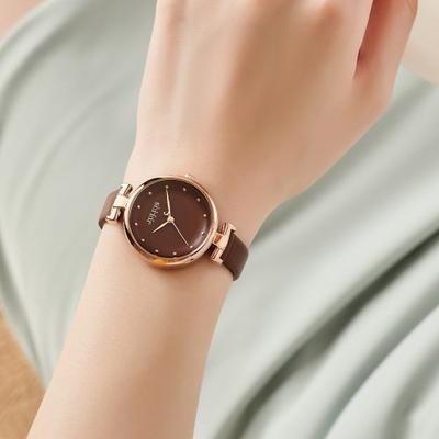 [JULIUS] Женские наручные часы JULIUS с кожаным ремешком JA-1313