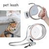 3m Pet Leash Automatic Retractable Dog Leash LED Light Durable Cat Walking Lead Reflective Strip Adjustable Pet Outdoor Rope