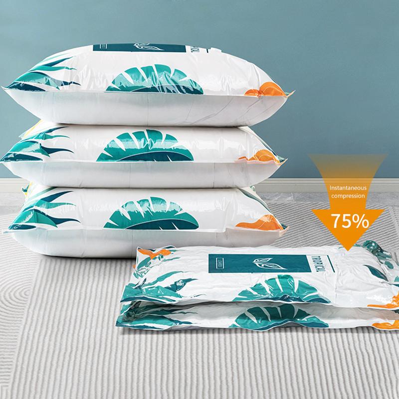 Многоразовая вакуумная сумка для хранения одежды, одеяла, одеяла, компрессионное пространство, экономия места и специальное решение для ручного/электрического насоса
