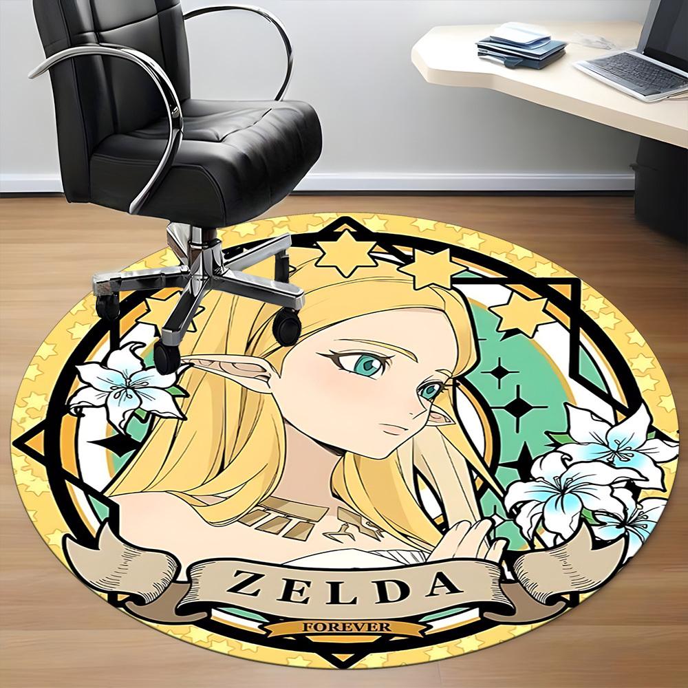 1 шт. Круглый ковер Legend Zelda для офиса, под офисные стулья, спальни, гостиной, домашний декор a1016248