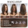 Brown Wig Bob Synthetic Wigs for Women Daliy Lolita Party Natural Wigs High Temperature Hair