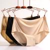 Ladies' Ice Lingerie Silk Seamless Underwear Breathable Mid Waist Sexy Women Panties