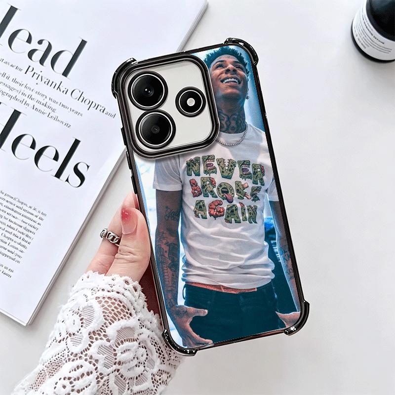 Покрытие для телефона с изображением рэпера YoungBoy Для Xiaomi Redmi Note 14 15 Pro Plus 13 12 11 11S 11T 10 9S 9 5G Противоударный чехол с подушкой безопасности