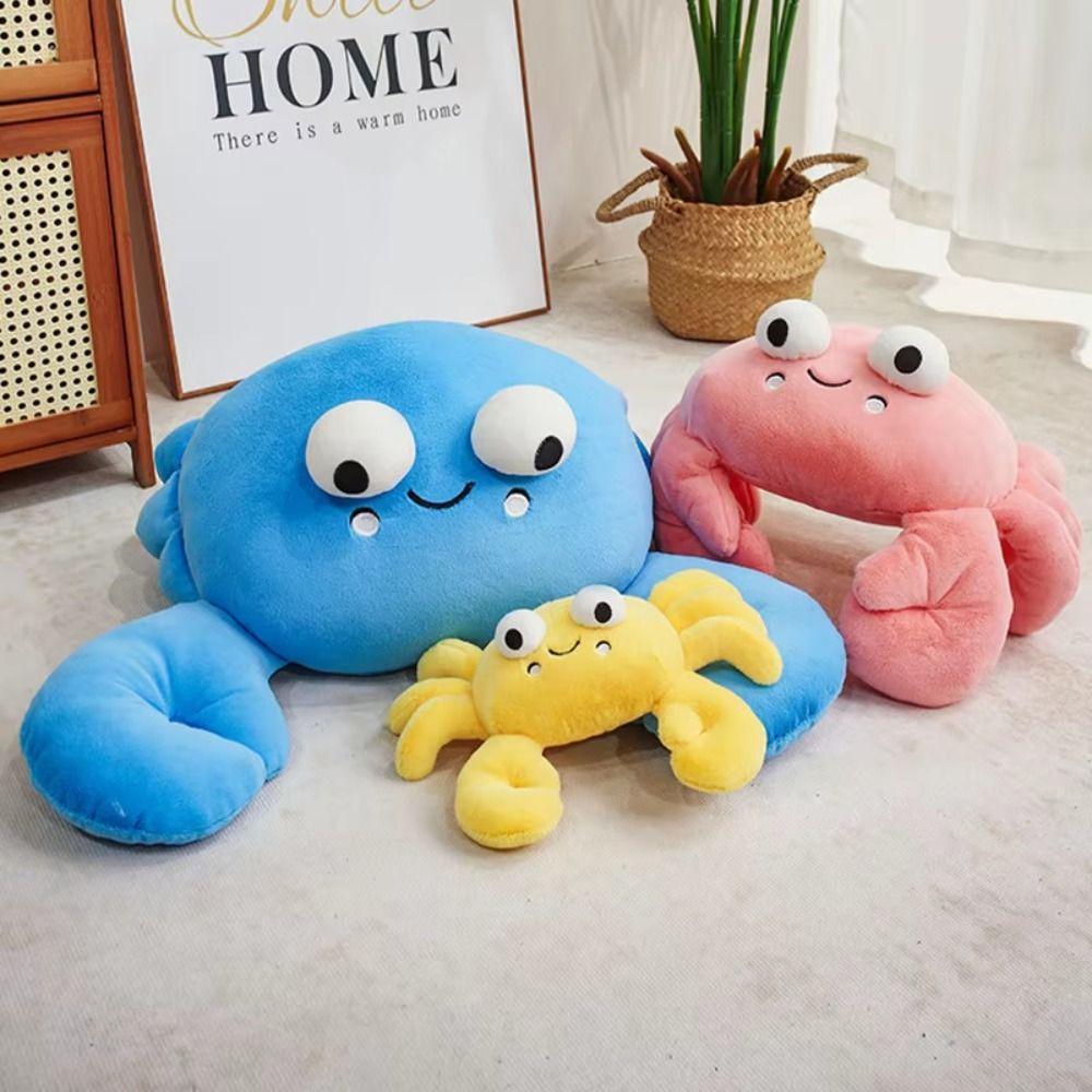 PP Cotton Simulation Crab Plush Doll Simulation Sea Crab Plush Pendant Animal Crab Dolls  New Year
