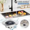3 In 1 Kitchen Sink Drain Strainer & Stopper Kit Stainless Steel Pop-up Kitchen Drain Stopper With Strainer Basket Fast Drainage