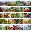 5D DIY Diamond Painting Scenery Series Full Circle Diamond Embroidery Scenery Cross Stitch