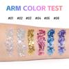 Fit Colors 6 Waterproof Body Paint Sequin Stick Face Lip Star Glitter Eyeshadow Holiday Stage Makeup