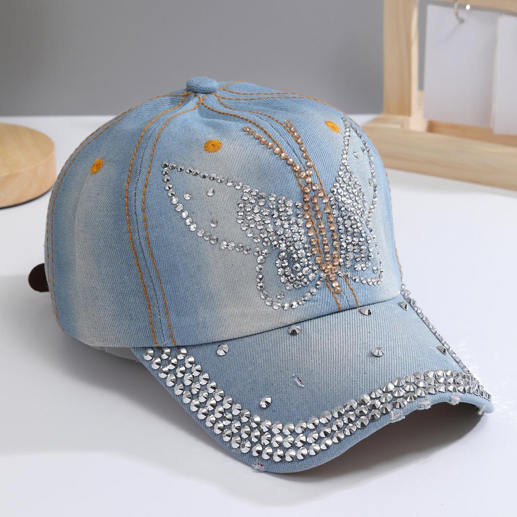 Летняя новая шляпа-корона женская кепка со стразами модная универсальная бейсболка повседневная солнцезащитная шляпа от солнца