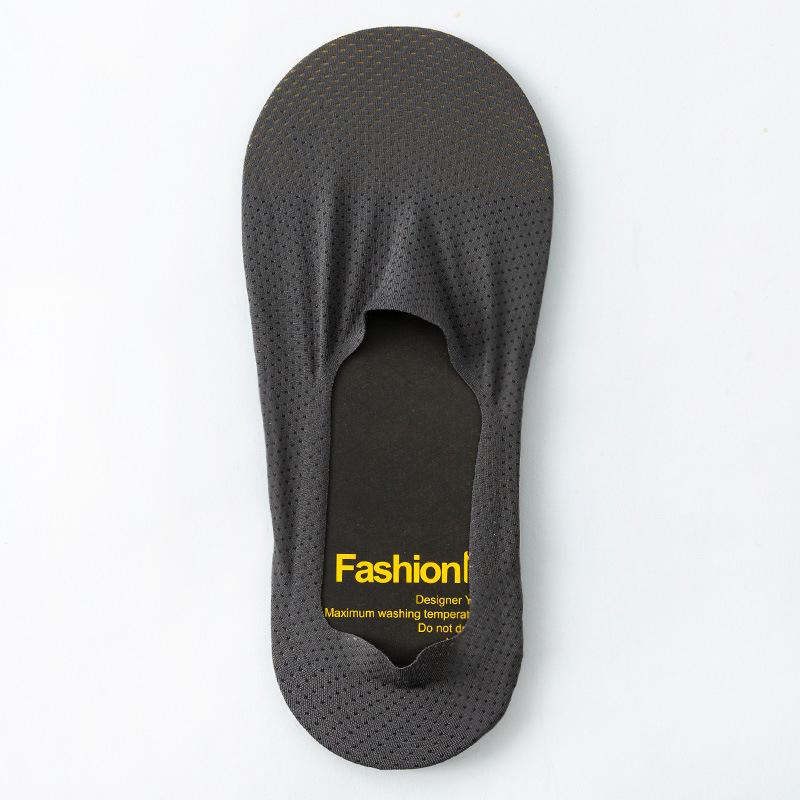 Мужские носки-невидимки, одинаковые повседневные невидимые лодочки, весенне-летние силиконовые нескользящие неглубокие уютные однотонные хлопковые носки