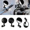 1Pair Motorcycles Rear View Mirrors Anti-Glare Motorbike Black Handlebar Side Convex Mirror Universal Scooter Mirrors