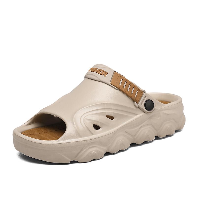 Новые мужские сандалии большого размера на толстой подошве легкие тапочки мужские модные повседневные спортивные сандалии дышащая пляжная обувь для мужчин