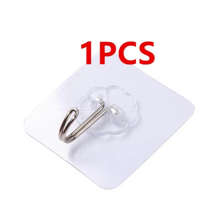 1/10/20/50/100 шт. Самоклеящиеся крючки Настенные крючки Прозрачные Многоцелевые крючки Крючок для ключей/полотенца на дверь/стену Для ванной комнаты кухни