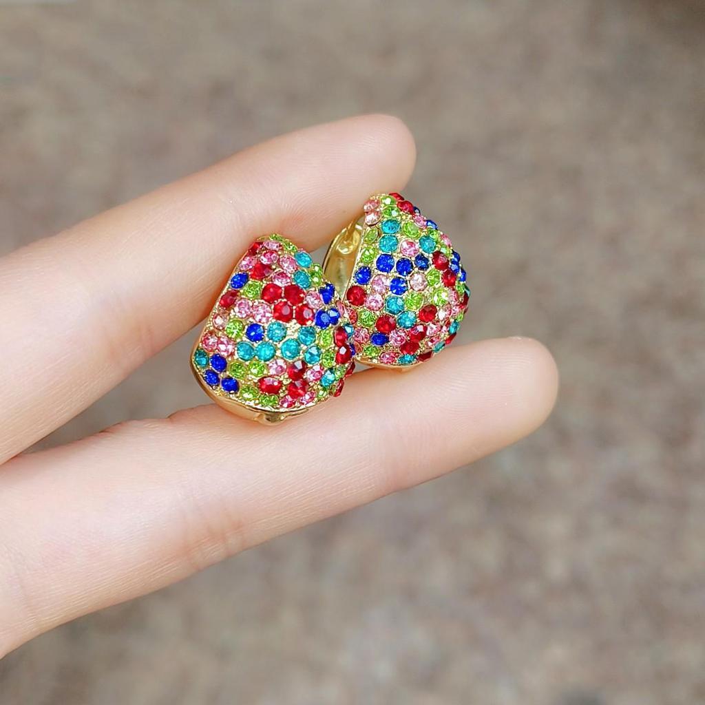 Современные высококачественные серьги-капли с блестящими бриллиантами 2025 года для женщин — роскошный, универсальный модный аксессуар