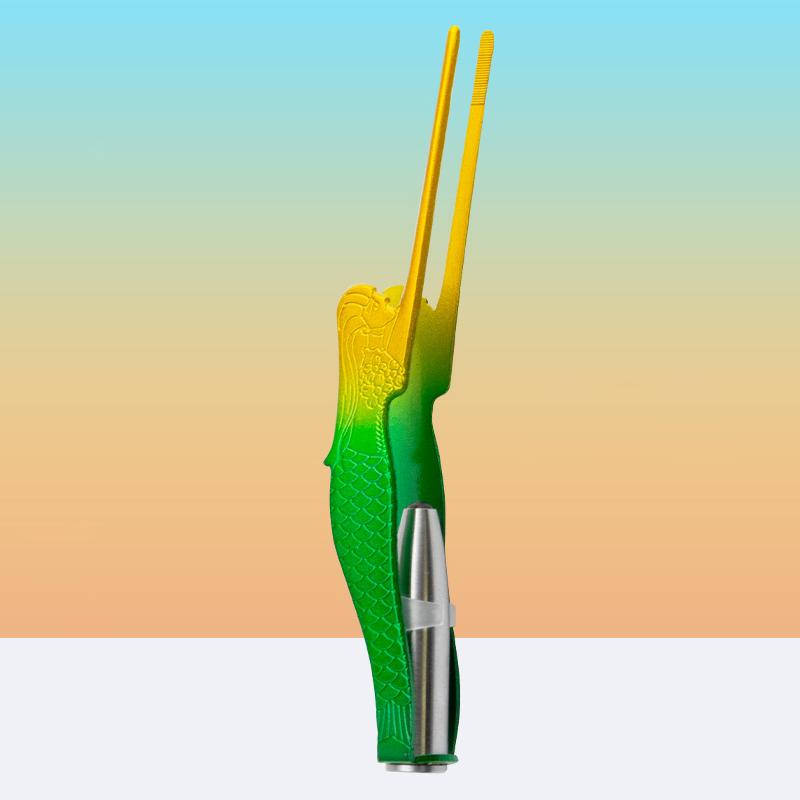 Пинцет для чистки детских ушей Мягкие щипцы для чистки ушей Светодиодная вспышка Кюретка для чистки ушной серы Инструменты для чистки ушей Удаляющая щипцы для собак