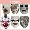 Маска на Хэллоуин Slipknot с лицом клоуна и ртом на молнии для костюмированных вечеринок